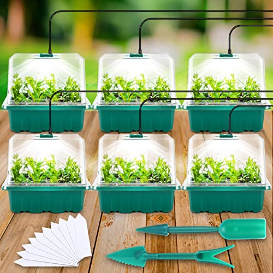 Seed Starter Tray with Light,  - огляд і ціна Seed Starter Tray