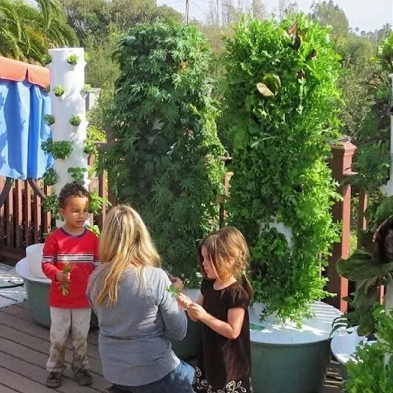 Vertical Hydroponic Grow Tower - огляд і ціна Vertical Planter