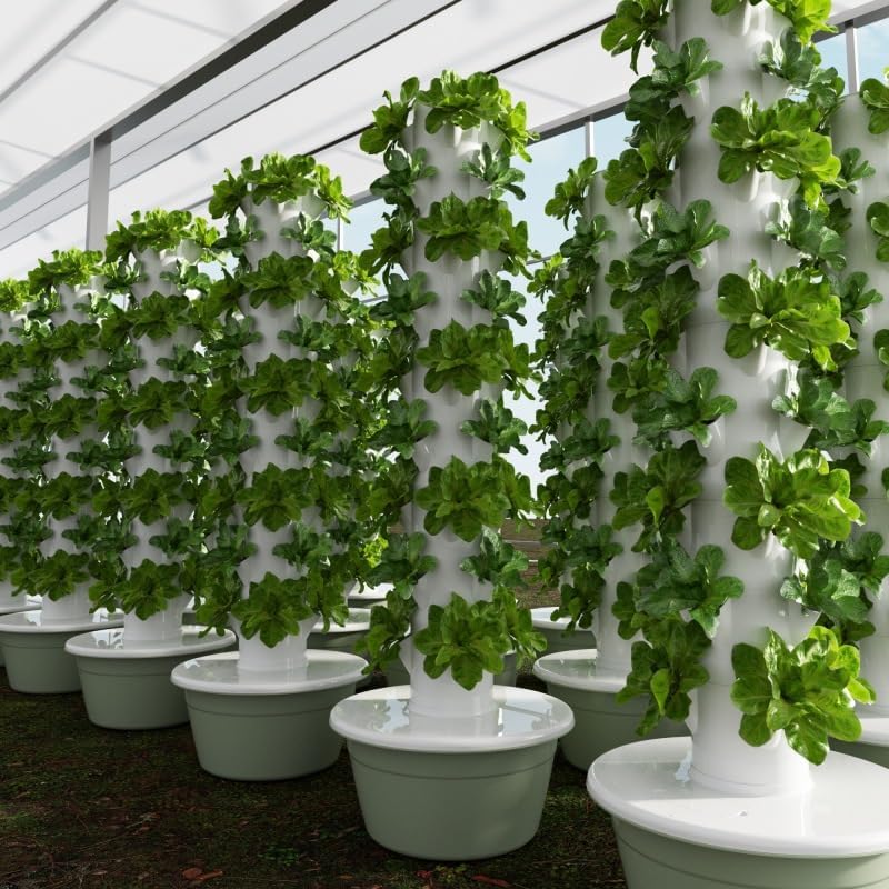 Vertical Hydroponic Grow Tower - огляд і ціна Vertical Planter
